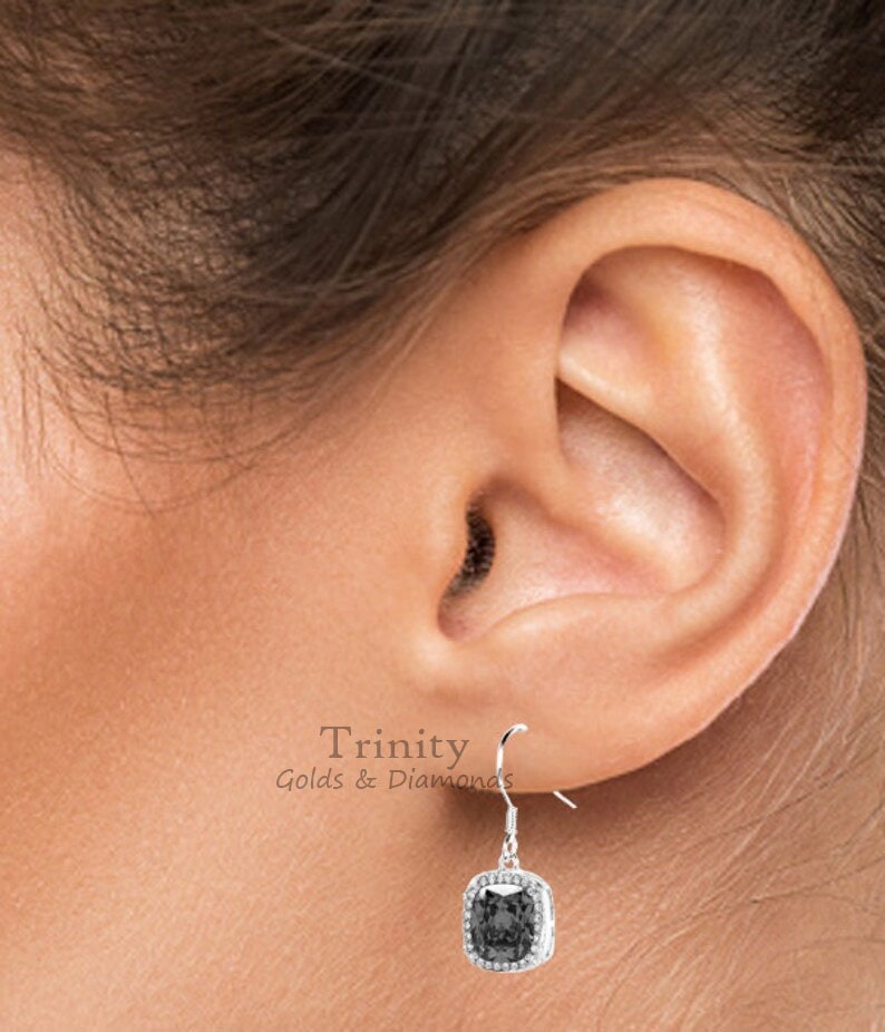Amethyst Dangle Earrings, Amethyst earrings, February Birthstone Gift/February Birthstone earrings/Bridesmaid earrings/Birthday Gift for Her