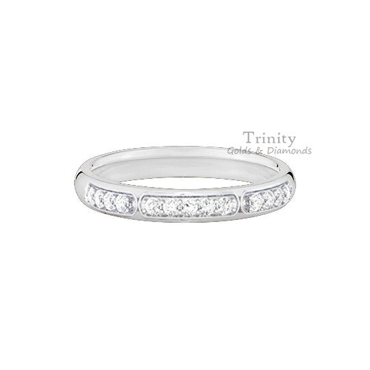 Round Cut Moissanite Wedding Ring In 925 Sterling Silver Ring, 10kt Yellow Gold Plated Our Moissanite Bridal Ring, Mother&