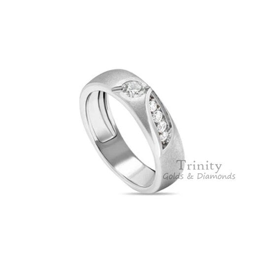 14k White Gold Plated Anniversary Ring,Moissanite Diamond Ring, Men & Women Ring In 925 Sterling Silver,Bridal Wedding Anniversary Gift Ring