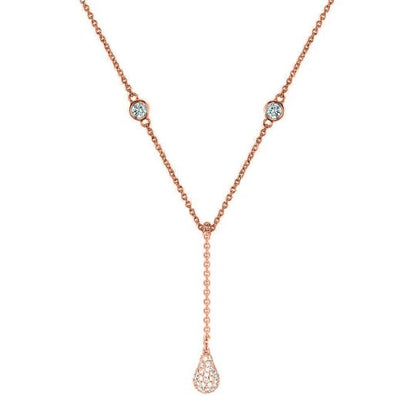 Delicate Diamond Necklace, Moissanite Necklace, 14kt gold Finish Diamond Necklace With 16,18 Inch cable Chain, Everyday necklace, Gifts